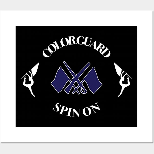 Color Guard - Color Guard Spin On Wall Art by Kudostees